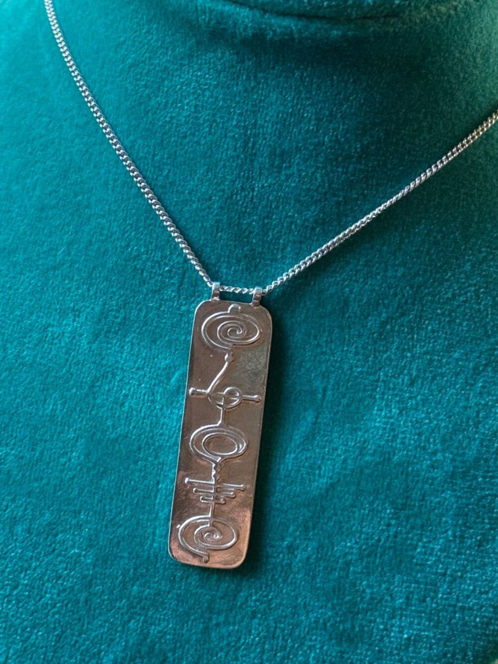 Star Trek Vulcan Mind Meld Necklace Sterling Silver RockLove
